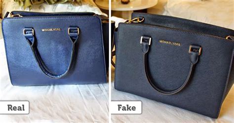 what does an authentic michael kors bag look like